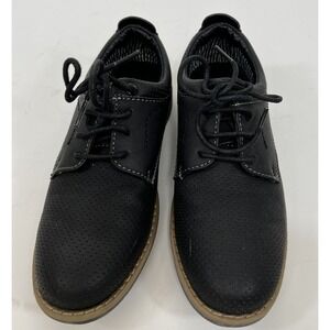 Ashford Hayes Boys Lace Up Black Derby Dress Shoes 13